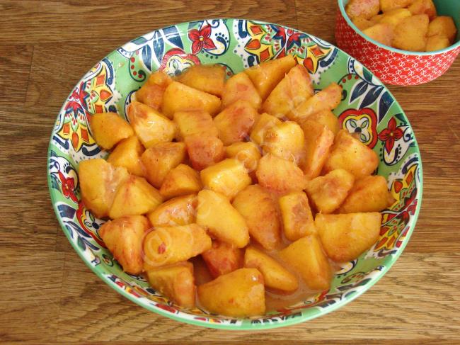 Şeftalili Crumble - Yapılışı (7/12) 