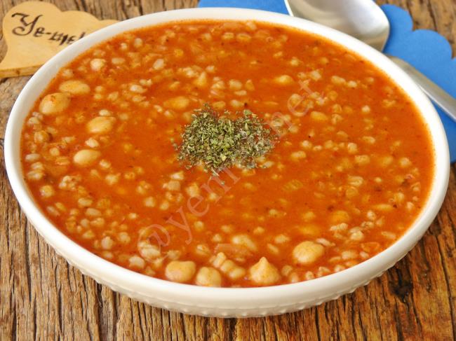 Nohutlu Buğday Çorbası - Yapılışı (14/16) 