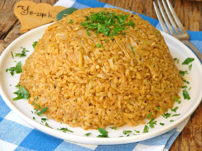 Lahanalı Bulgur Pilavı - Yapılışı (12/12) 