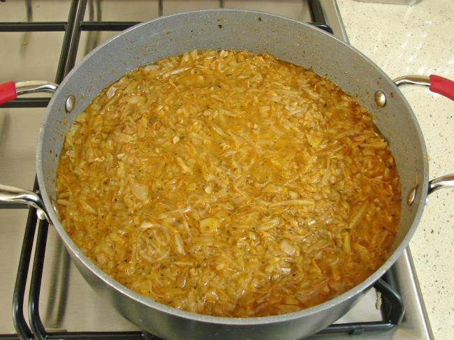 Lahanalı Bulgur Pilavı - Yapılışı (9/12) 