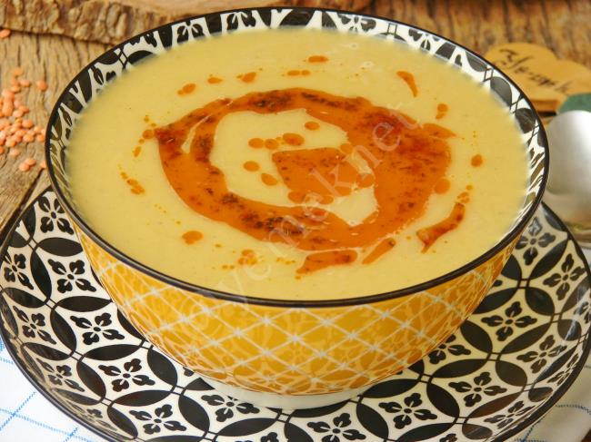 Salçasız Mercimek Çorbası