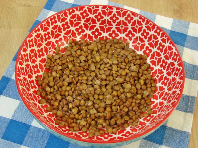 Şehriyeli Mercimek Salatası - Yapılışı (5/16) 