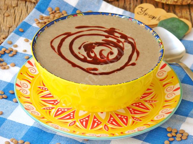 Süzme Yeşil Mercimek Çorbası - Yapılışı (12/12) 