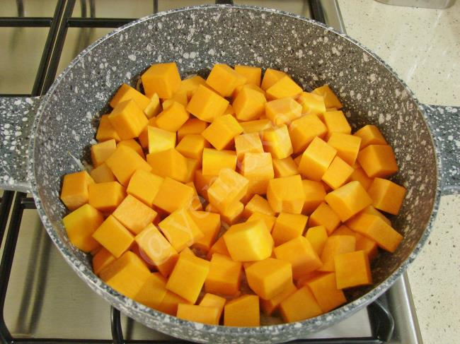 Bal Kabağı Kavurması - Yapılışı (5/12) 