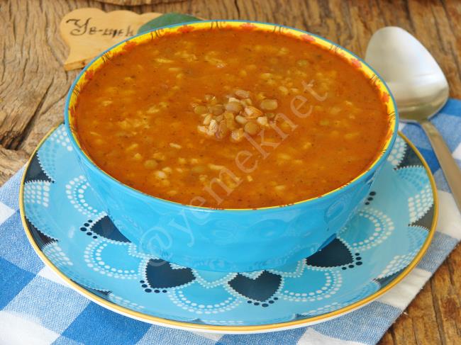 Bulgurlu Yeşil Mercimek Çorbası - Yapılışı (11/12) 