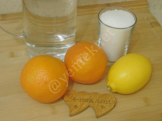 2 Portakal 1 Limondan Limonata - Yapılışı (1/12) 