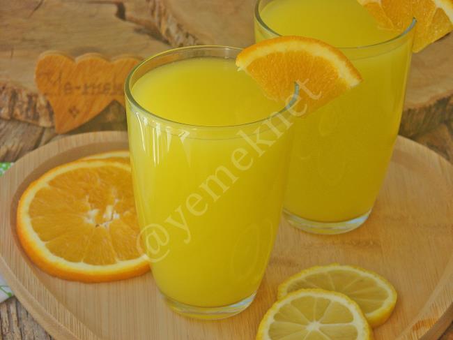 2 Portakal 1 Limondan Limonata - Yapılışı (12/12) 