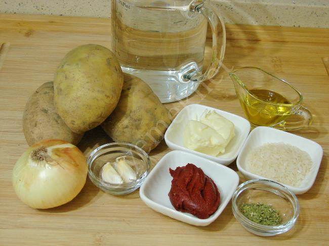 Pirinçli Patates Çorbası - Yapılışı (1/12) 