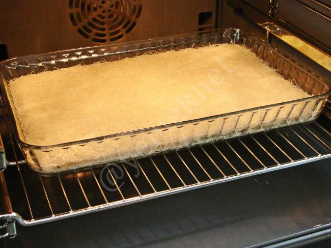 Sütlü Kadayıf Tatlısı - Yapılışı (11/16) 