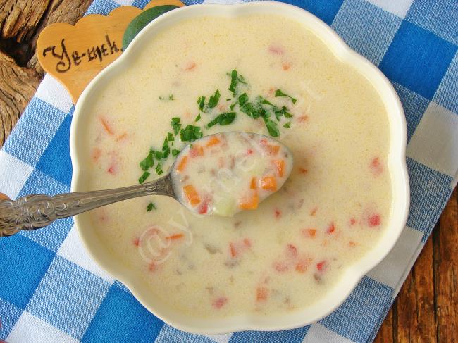 Terbiyeli Kıymalı Sebze Çorbası - Yapılışı (11/12) 