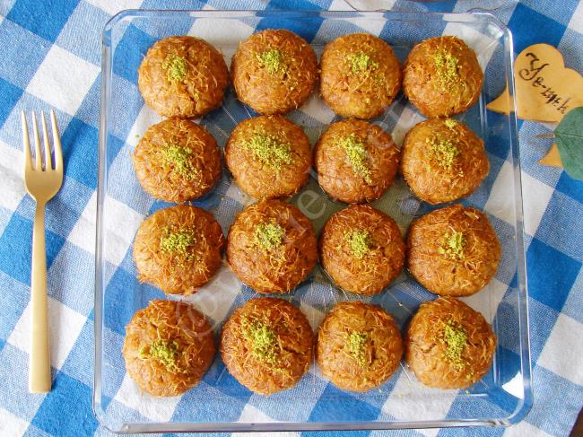 Kadayıf Pare - Yapılışı (14/16) 