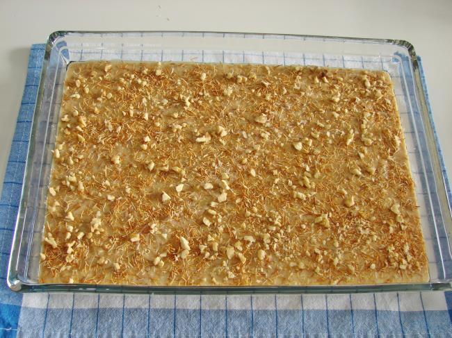 Kadayıflı Revani - Yapılışı (10/16) 