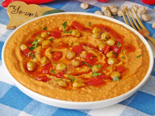 Köz Biberli Humus - Yapılışı (8/8) 