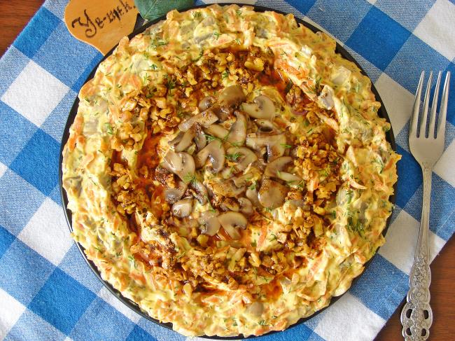 Mantarlı Havuç Tarator - Yapılışı (11/12) 