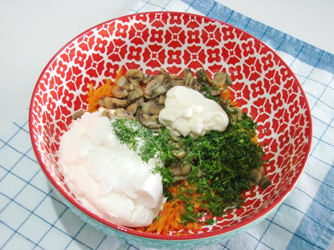 Mantarlı Havuç Tarator - Yapılışı (7/12) 