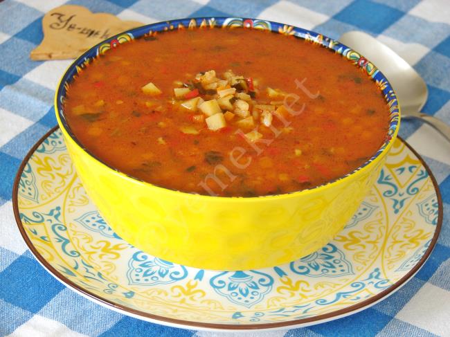 Sebzeli Pirinç Çorbası - Yapılışı (12/12) 