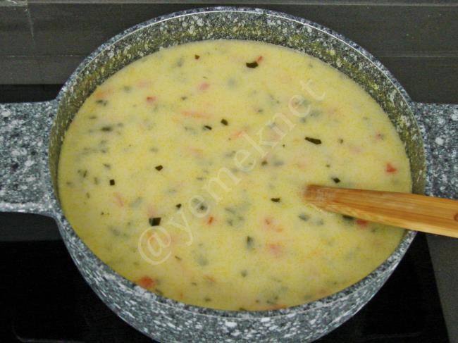 Sebzeli Terbiyeli Şehriye Çorbası - Yapılışı (11/16) 