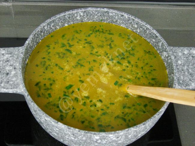 Sebzeli Terbiyeli Şehriye Çorbası - Yapılışı (8/16) 