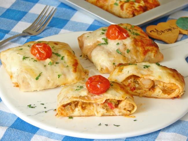 Tavuklu Krep Sarma