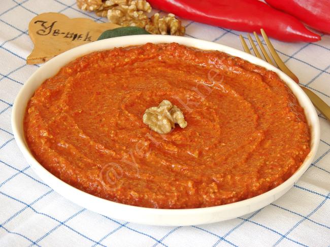 Cevizli Köz Biber Mezesi - Yapılışı (7/8) 