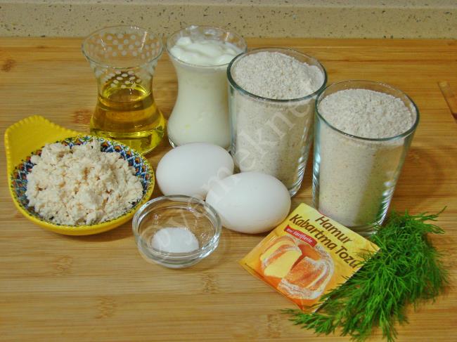 Diyet Poğaça - Yapılışı (1/12) 