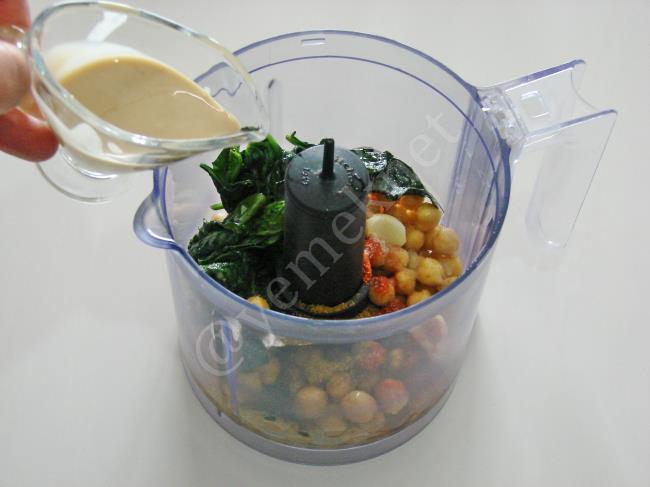 Ispanaklı Humus - Yapılışı (5/8) 