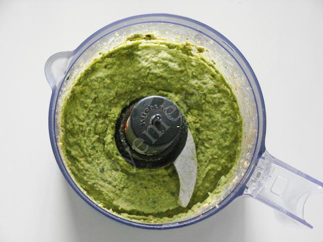 Ispanaklı Humus - Yapılışı (6/8) 