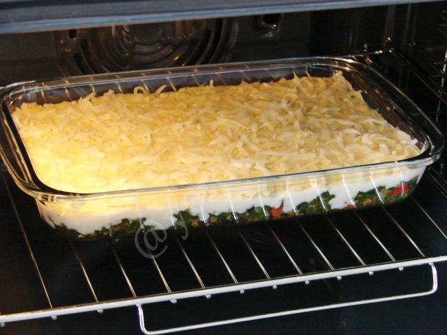 Kıymalı Ispanak Graten - Yapılışı (14/16) 