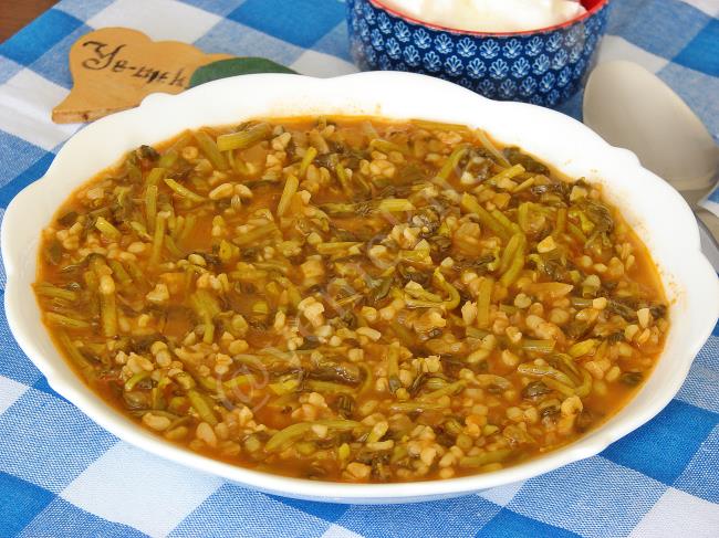 Bulgurlu Semizotu Yemeği - Yapılışı (10/12) 