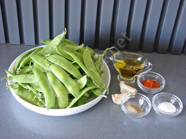 Fırında Yaprak Bezelye - Yapılışı (1/12) 