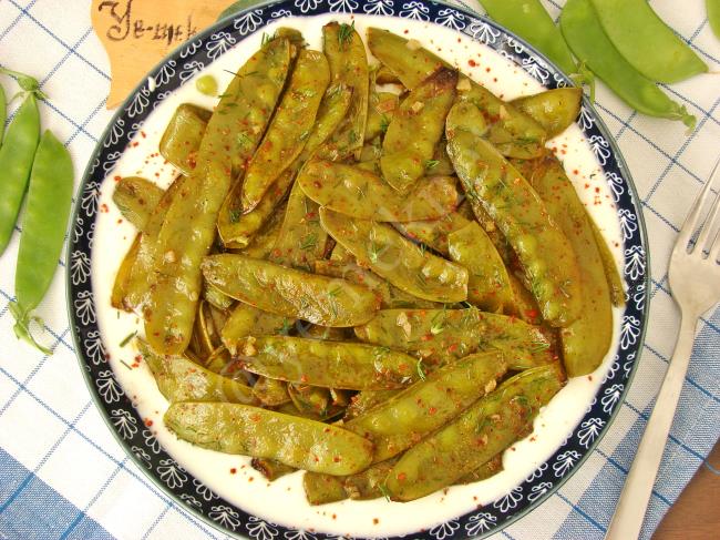 Fırında Yaprak Bezelye