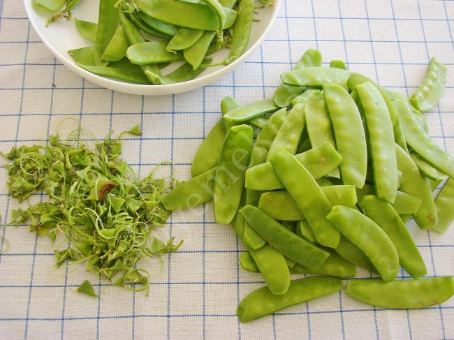 Fırında Yaprak Bezelye - Yapılışı (2/12) 