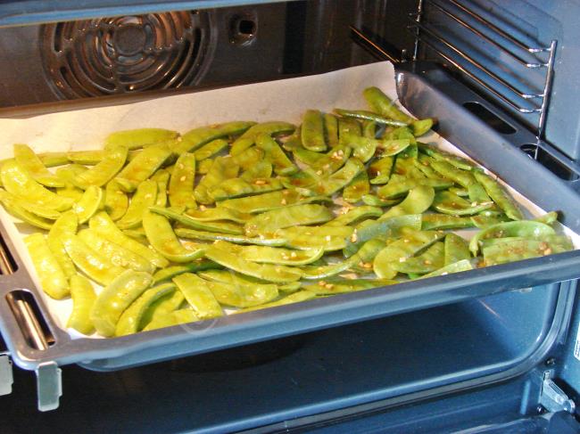 Fırında Yaprak Bezelye - Yapılışı (9/12) 