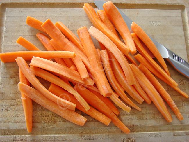 Fırınlanmış Havuç Mezesi - Yapılışı (2/8) 