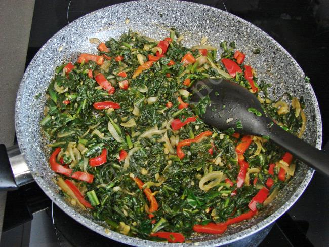 Ispanak Mezesi - Yapılışı (6/8) 