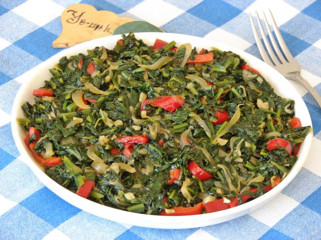 Ispanak Mezesi - Yapılışı (7/8) 