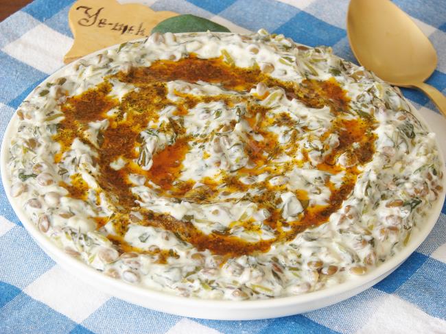 Mercimekli Semizotu Borani - Yapılışı (12/12) 