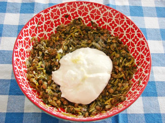 Mercimekli Semizotu Borani - Yapılışı (7/12) 