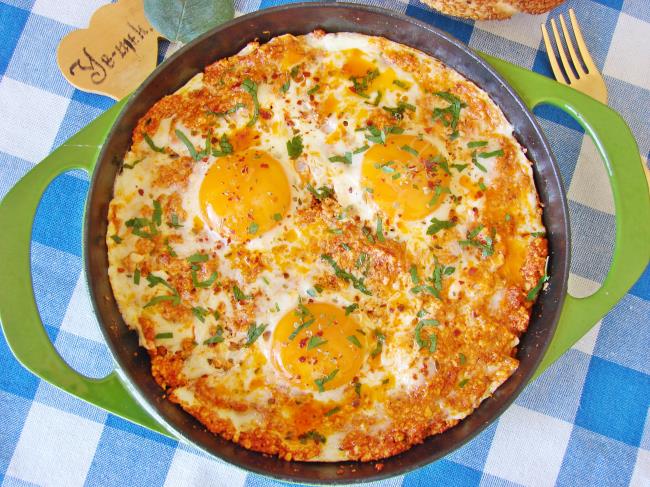 Salçalı Peynirli Yumurta - Yapılışı (8/8) 