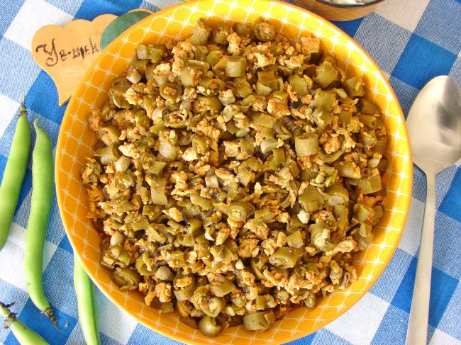 Yumurtalı Bakla Kavurması - Yapılışı (11/12) 