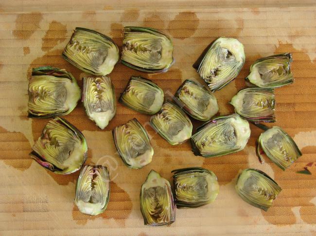 İç Baklalı Bebek Enginar - Yapılışı (2/12) 