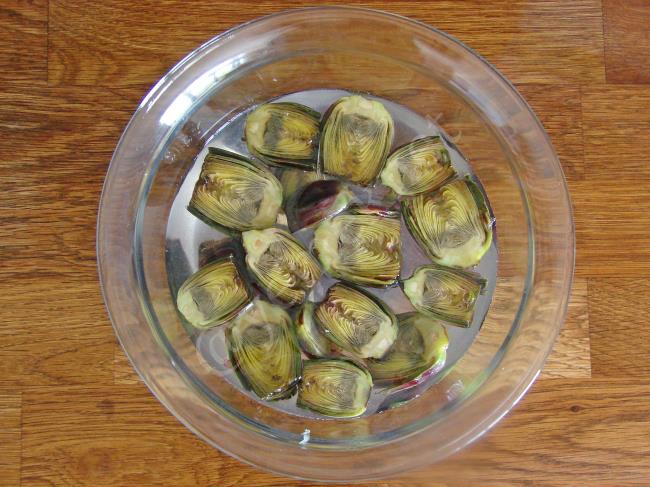 İç Baklalı Bebek Enginar - Yapılışı (3/12) 