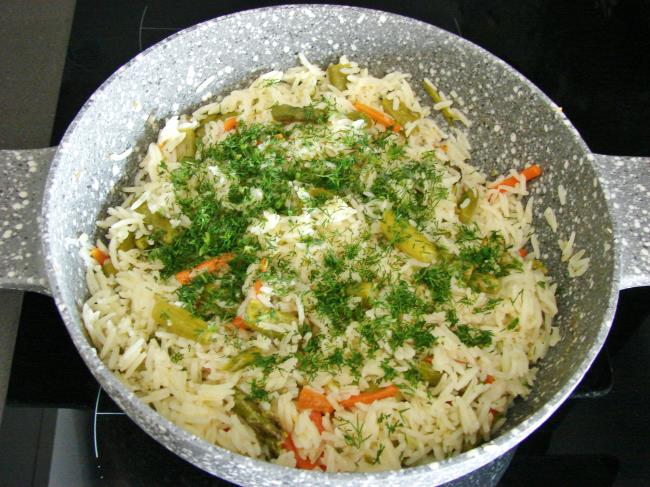 Kuşkonmazlı Pilav - Yapılışı (10/12) 