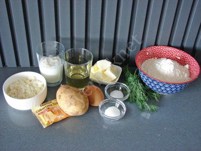 Patatesli Mayasız Poğaça - Yapılışı (1/12) 