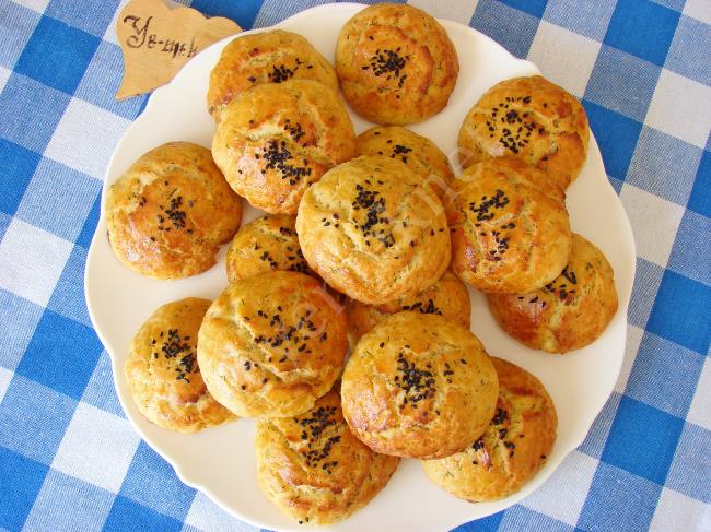 Patatesli Mayasız Poğaça - Yapılışı (11/12) 