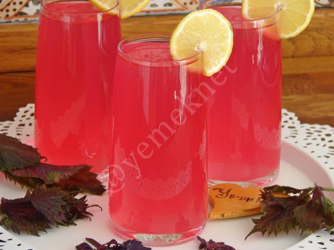 Limonlu Reyhan Şerbeti