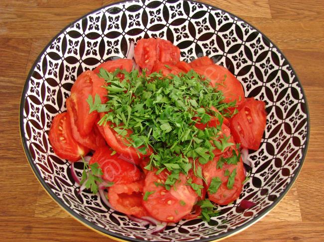 Reyhan Salatası - Yapılışı (4/8) 