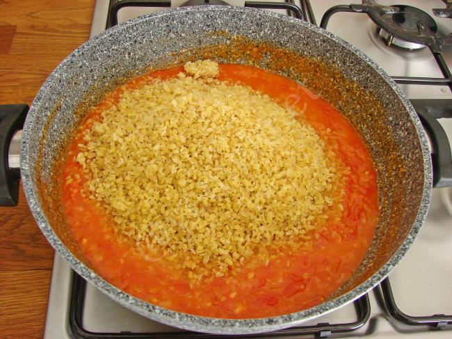 Reyhanlı Bulgur Pilavı - Yapılışı (6/12) 