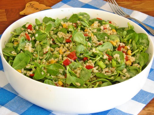 Semizotlu Bulgur Salatası - Yapılışı (8/8) 