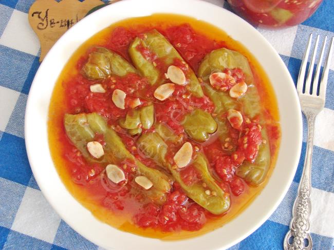 Domatesli Yağlı Biber Turşusu - Yapılışı (11/12) 